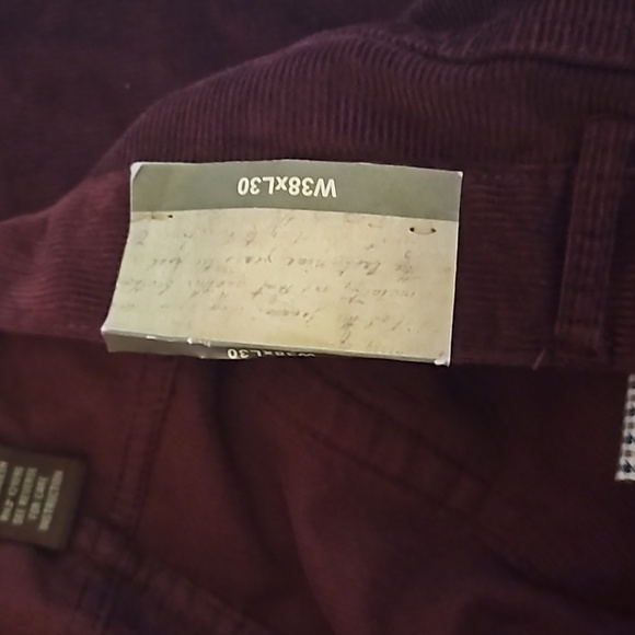 Clear Water Outfitters Corduroy Wine NWT Pants - Picture 4 of 6
